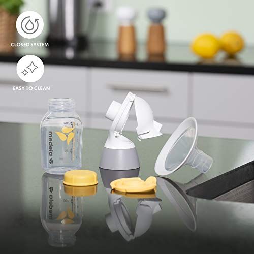 메델라 New Medela Pump in Style with MaxFlow, Electric Breast Pump Closed System, Portable Breastpump, 2020 Version