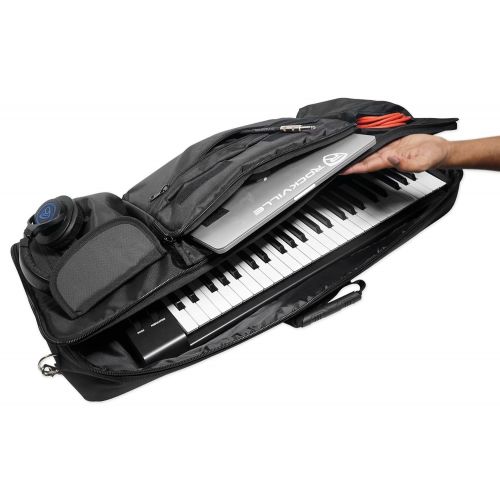  Medeli MEDELI MC37A 49-Key USB Portable Keyboard w/Mic Input+Power Supply+Carry Bag