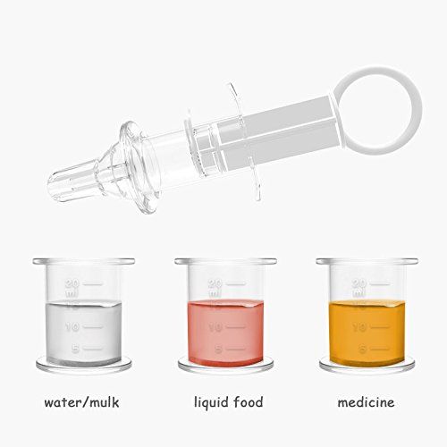  Baby kids Medicine Dispenser Pacifier Liquid Food Syringe Dropper Feeder for Infant Toddler Newborns BPA-free