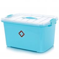 Medicine box Multi-Layer Drug Storage Box Household First Aid Kit FANJIANI (Color : Blue, Size : 402822.5CM)