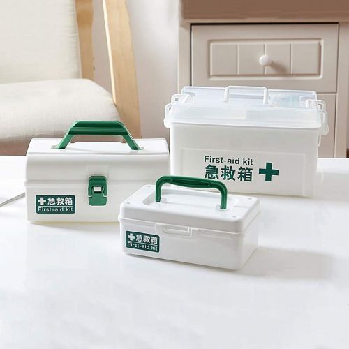  Medicine box Portable Medical Box Household Medicine Storage Box First Aid Kit FANJIANI (Color : C)