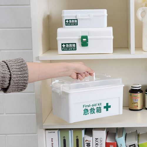  Medicine box Portable Medical Box Household Medicine Storage Box First Aid Kit FANJIANI (Color : C)