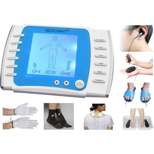 메디콤 Health Wellness Massage Therapy Medicomat Electronics Conductive Therapy Gloves Energy Massage Socks