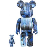 Medicom Disneys The Nightmare Before Christmas: Jack Skellington 400% & 100% Bearbrick Figure 2 Pack