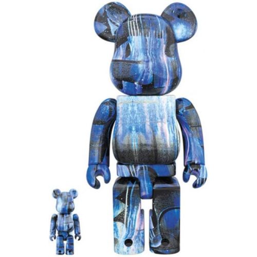 메디콤 Medicom Disneys The Nightmare Before Christmas: Jack Skellington 400% & 100% Bearbrick Figure 2 Pack