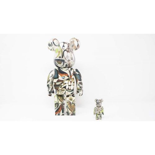 메디콤 Medicom Disneys The Nightmare Before Christmas: Jack Skellington 400% & 100% Bearbrick Figure 2 Pack