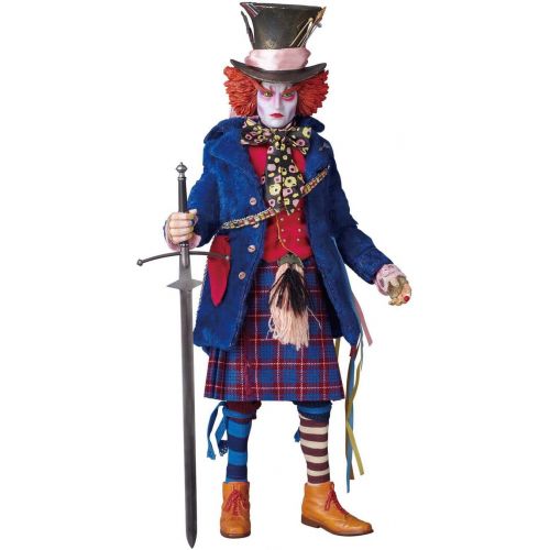 메디콤 Alice in Wonderland MAD Hatter RAH (Real Action Heroes) Blue Jacket Version Figure by Medicom Toy