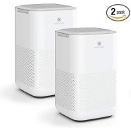 Medify MA-15 Air Purifier with True HEPA H13 Filter | 585 ft² Coverage in 1hr for Allergens, Smoke, Wildfires, Dust, Odors, Pollen, Pet Dander | Quiet 99.9% Removal to 0.1 Microns | White, 2-Pack