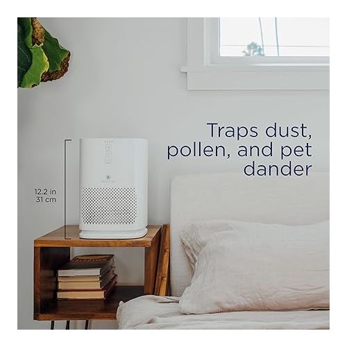  Medify MA-14 Air Purifier with True HEPA H13 Filter | 470 ft² per Hour for Smoke, Odors, Pollen, Pets | 99.9% Removal to 0.1 Microns | White, 1-Pack