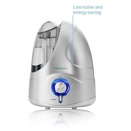  [아마존베스트]Medisana UHW 60065 Ultrasound Humidifier and Air Purifier, for e.g. Bedroom, Office and Childrens Room (up to 30 m²), for Improving the Indoor Climate