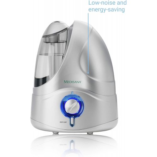  [아마존베스트]Medisana UHW 60065 Ultrasound Humidifier and Air Purifier, for e.g. Bedroom, Office and Childrens Room (up to 30 m²), for Improving the Indoor Climate