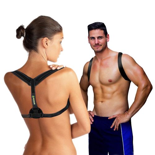  Medisure Solutions Medisure Adjustable Back Posture Corrector for Men and Women: Lightweight, Padded Posture...