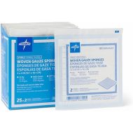 Medline 100% Cotton Woven Sterile Gauze Sponges, 4