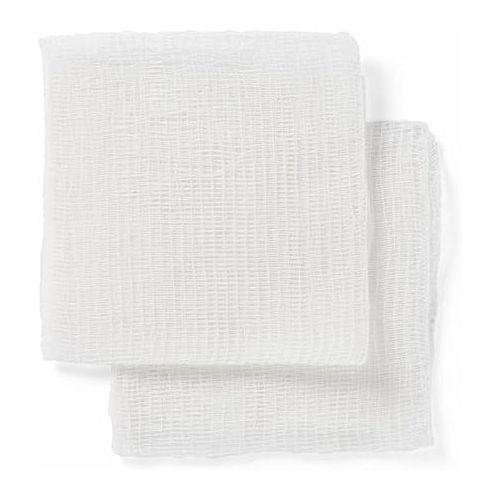  Medline 100% Cotton Woven Sterile Gauze Sponges, 4