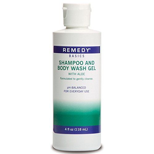  Medline MSC092SBW04 Remedy Basics Shampoo and Body Wash Gel, 4 oz (Pack of 60)