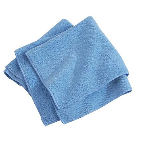  Medline MDT217649 Micromax Microfiber Cleaning Cloth, 12 x 12, Light Blue (Pack of 250)