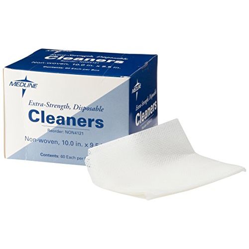  Medline NON4121 Multi-Purpose Disposable Washcloths, 10 x 9.5, White (Pack of 960)