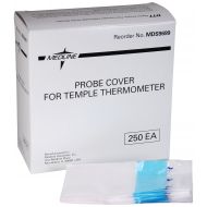 Medline MDS9699 MDS9698 Temple Thermometers Probe Covers (Pack of 250)