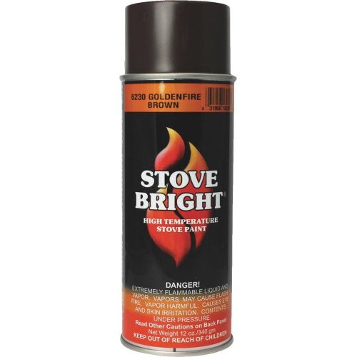  Meeco Stove Bright 6230 12 Oz Golden Fire Brown Stove Bright High Temperature Paint