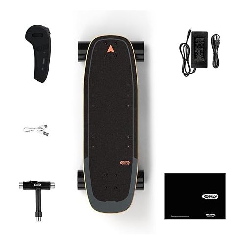  MEEPO Electric Skateboard with Remote, 28 MPH Top Speed, 11 Miles Range,330 Pounds Max Load, Maple Cruiser for Adults and Teens, Mini5