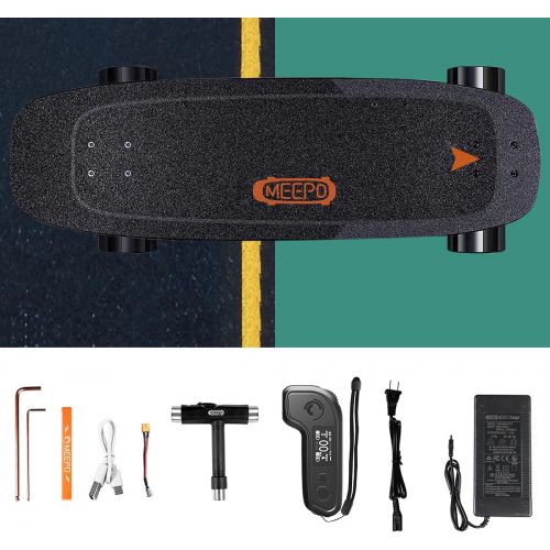  MEEPO Mini 2 ER Electric Skateboard with Remote, 20 Miles Range, 2 x 540 Watts,Top Speed - 28 mph,6 Months Warranty Skateboard Cruiser for Adults Teens