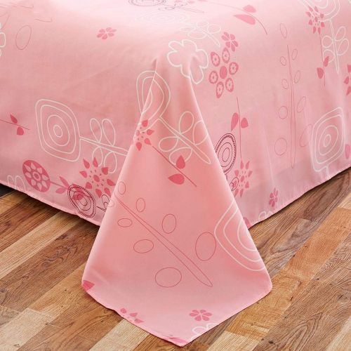  Meet at Corner-bedding sets Beauty Pink Floral Bow-Knot Printing Bedding Sets Girls Women Kids Cotton Bed Linen Bedclothes Twin Fullg,Brown,King