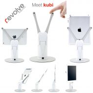 KuBi KUBI Plus Telepresence Robot, Web controlled Video Conferencing Robotic Desktop Tablet Stand with Far End Camera Controls for larger format tablets, like iPad Pro, Surface Pro 3, a
