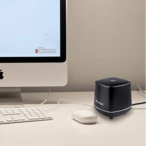  [아마존베스트]Wired Speaker, Meetuo Computer Speakers for Desktop, USB Powered Mini Speakers with 3.5mm Jack Stereo Sound for Laptop, PC, Desktop, Office(Black)