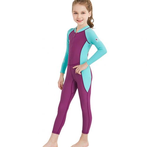  Meewoo One Piece Swimsuit for Girls, UV Protection Wet Suits for Water-Sport and Underwater Activities