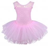 Meeyou Little Girls Flower Ovelay Ballet Tutu Dress