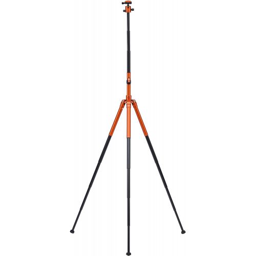  Mefoto MeFOTO GlobeTrotter Air Tripod and Selfie Stick in One Kit - Orange (GTAIRORG)