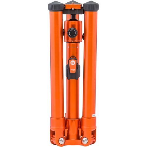  Mefoto MeFOTO GlobeTrotter Air Tripod and Selfie Stick in One Kit - Orange (GTAIRORG)