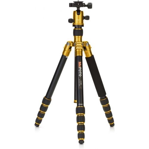  Mefoto MeFOTO Aluminum Roadtrip Travel TripodMonopod Kit - Yellow (A1350Q1Y)