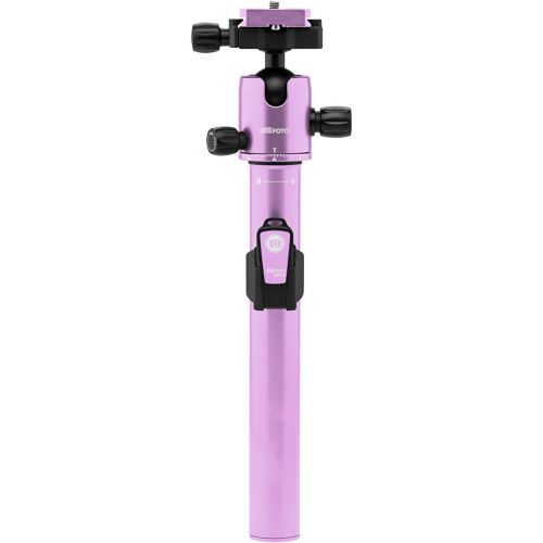  Mefoto MeFOTO GlobeTrotter Air Tripod and Selfie Stick in One Kit - Purple (GTAIRPUR)