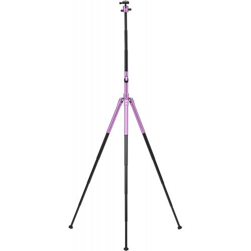  Mefoto MeFOTO GlobeTrotter Air Tripod and Selfie Stick in One Kit - Purple (GTAIRPUR)