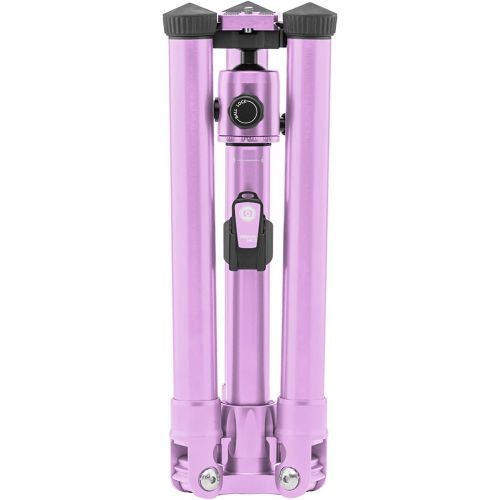  Mefoto MeFOTO GlobeTrotter Air Tripod and Selfie Stick in One Kit - Purple (GTAIRPUR)