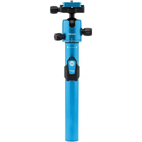  Mefoto MeFOTO GlobeTrotter Air Tripod and Selfie Stick in One Kit - Blue (GTAIRBLU)