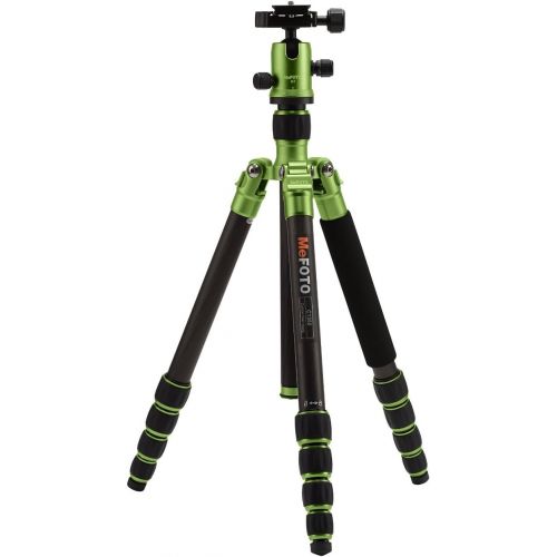  Mefoto MeFOTO Classic Carbon Fiber Roadtrip Travel TripodMonopod Kit - Green (C1350Q1G)