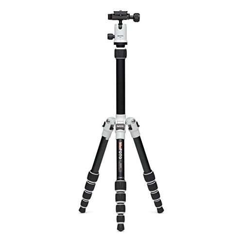  Mefoto MeFOTO Classic Aluminum Backpacker Travel Tripod Kit - White (A0350Q0W)