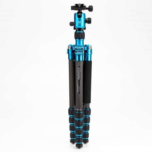  Mefoto MeFOTO Classic Carbon Fiber Globetrotter Travel TripodMonopod Kit - Green (C2350Q2G)