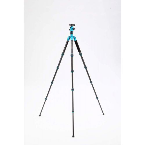  Mefoto MeFOTO Classic Aluminum Globetrotter Travel TripodMonopod Kit - Blue (A2350Q2B)