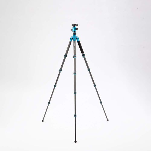  Mefoto MeFOTO Classic Aluminum Globetrotter Travel TripodMonopod Kit - Blue (A2350Q2B)