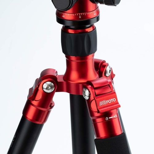  Mefoto MeFOTO Classic Aluminum Globetrotter Travel TripodMonopod Kit - Red (A2350Q2R)