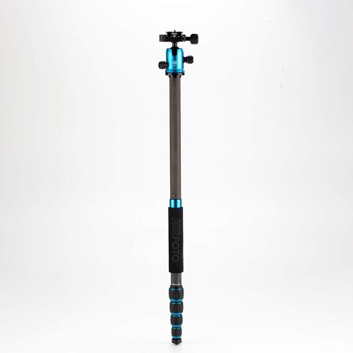  Mefoto MeFOTO Classic Carbon Fiber Roadtrip Travel TripodMonopod Kit - Blue (C1350Q1B)