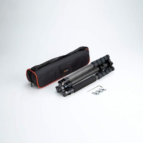  Mefoto MeFOTO Classic Carbon Fiber Globetrotter Travel TripodMonopod Kit - Black (C2350Q2K)