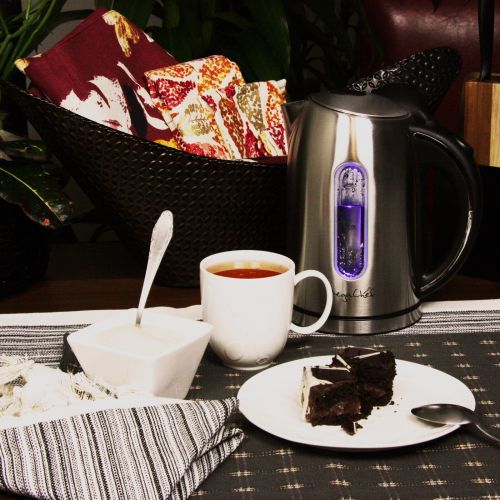  Mega Chef 1.7-liter Stainless Steel Electric Tea Kettle by Mega Chef