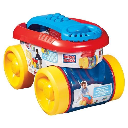  Mega Bloks First Builders Block Scooping Wagon by Mega Bloks