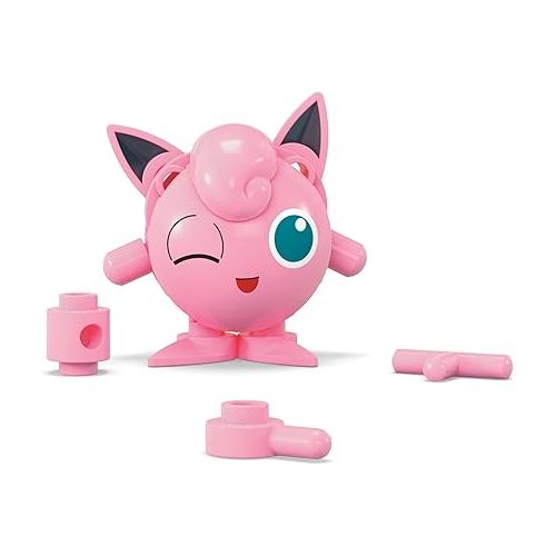  MEGA Pokemon Construction Toy Pokemon Evergreen Jigglypuff for Kids Ages 6 and Up