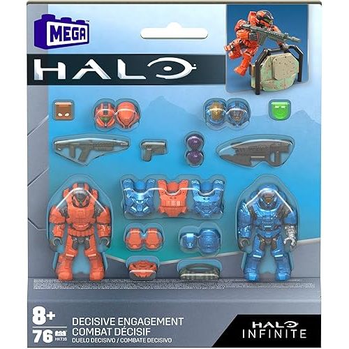  Mega Bloks Decisive Engagement Halo Infinite Weather Action Figures, HKT16