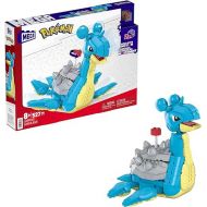 MEGA Pokemon Building Toys Set Lapras with 527 Pieces, Articulated and Poseable with Motion, 6 Inches Tall, for Kids